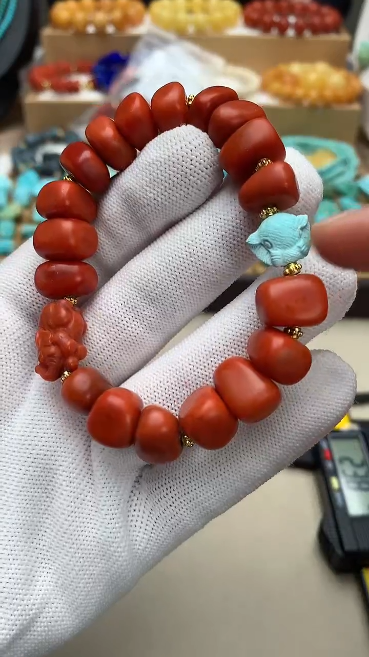 未镶嵌南红玛瑙珠宝半成品56