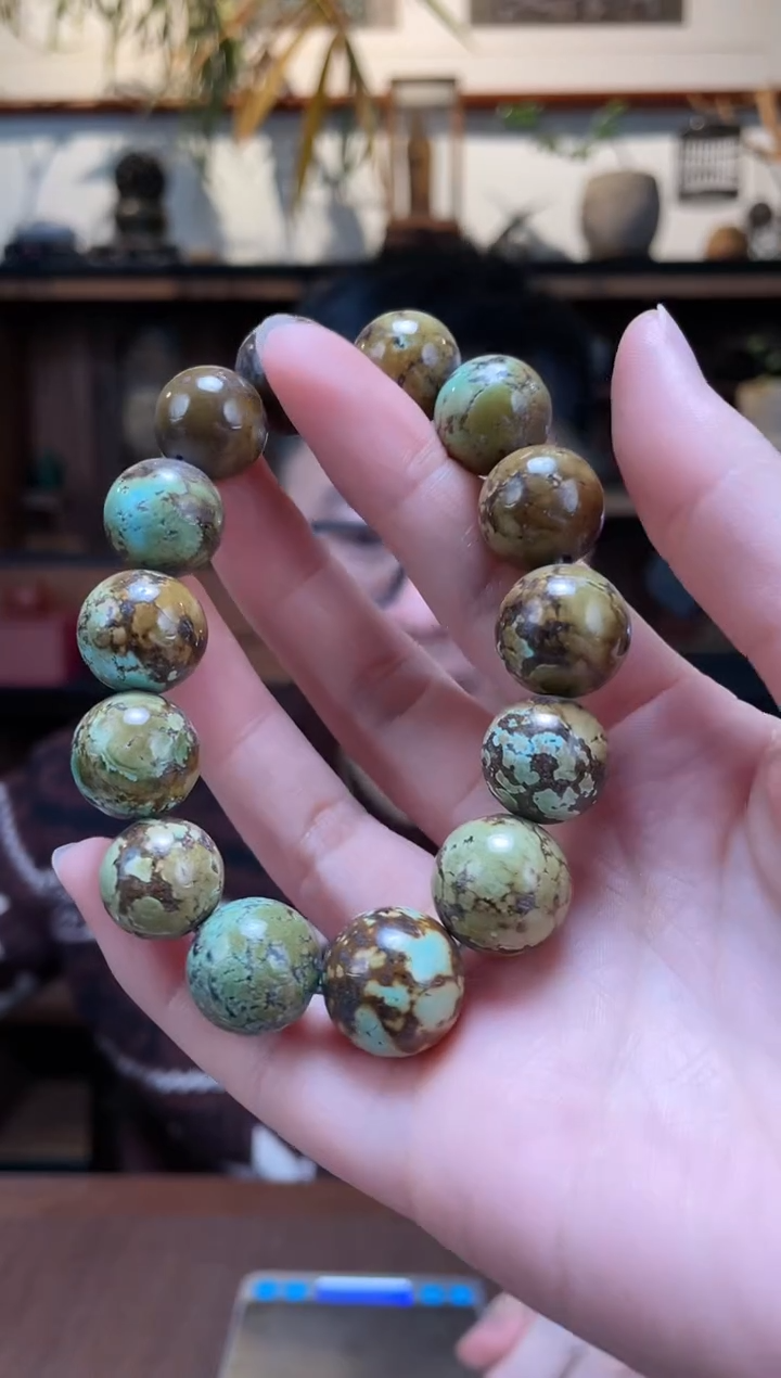 【闪购商品】绿松石手串未镶嵌05绿松石手串ZD多样性发一