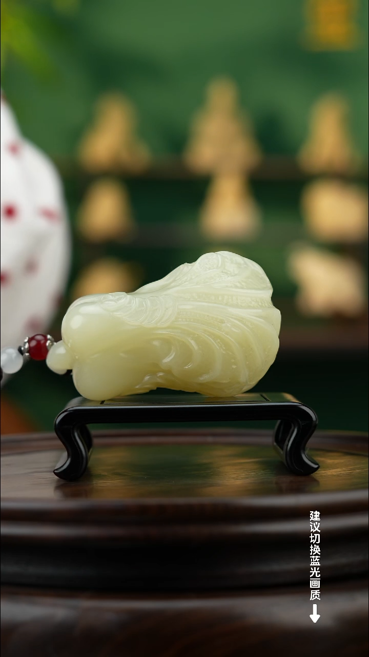 玉【手握百财】天然玉石手把件