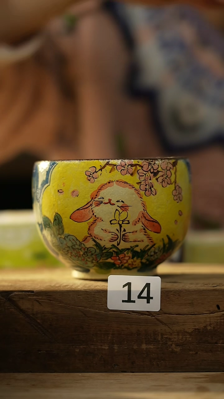 【闪购商品】瓷片新品！设计师手作款柴烧动物系列 迷糊