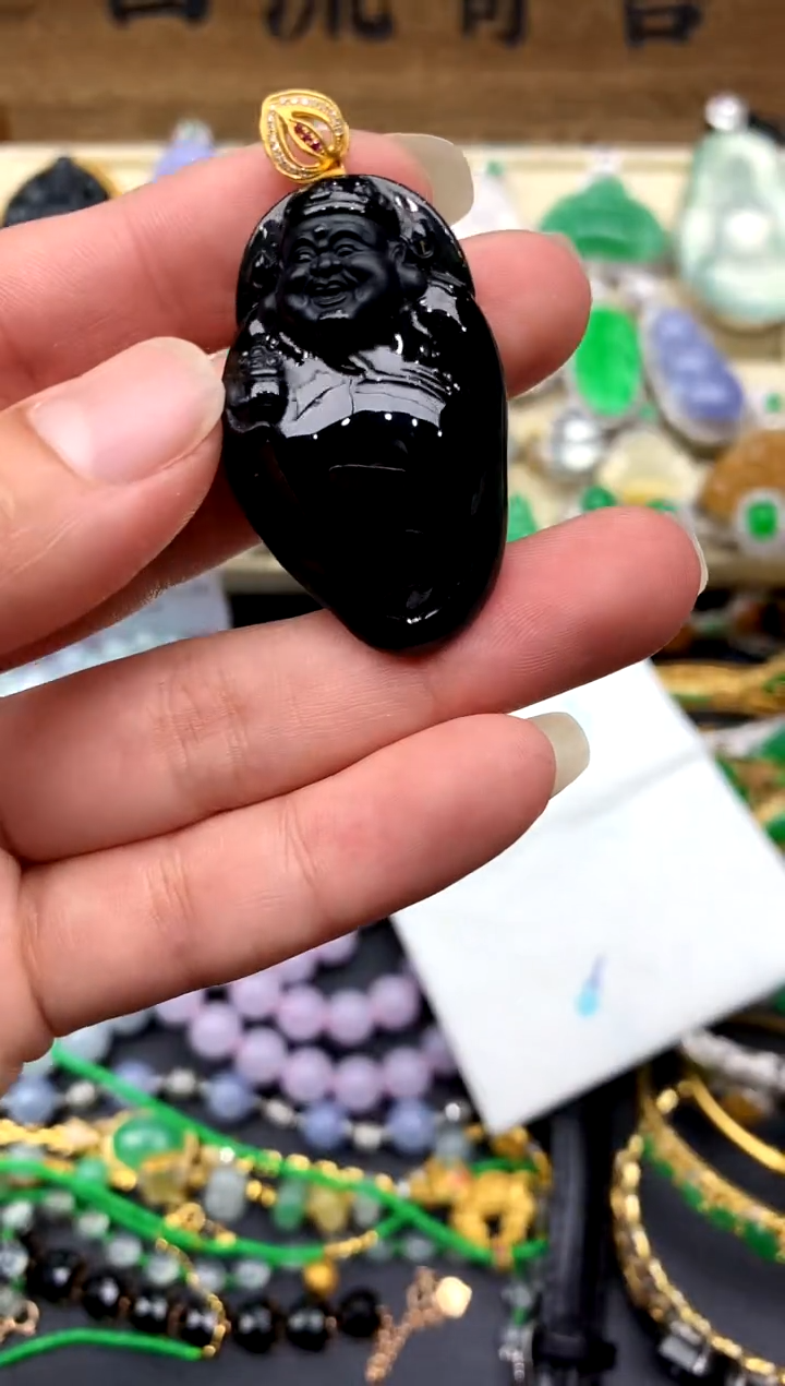 【闪购商品】翡翠颈饰18K金镶嵌404-中国好珍宝