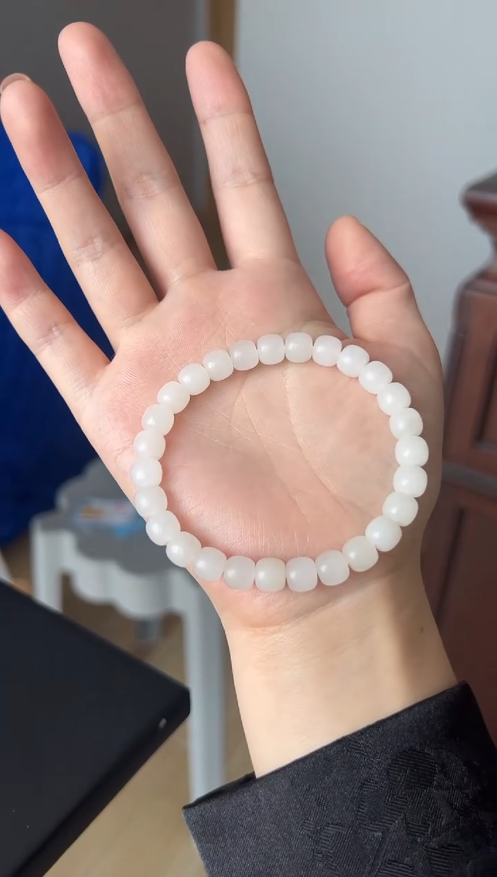 【闪购商品】和田玉（白玉）手串未镶嵌单圈