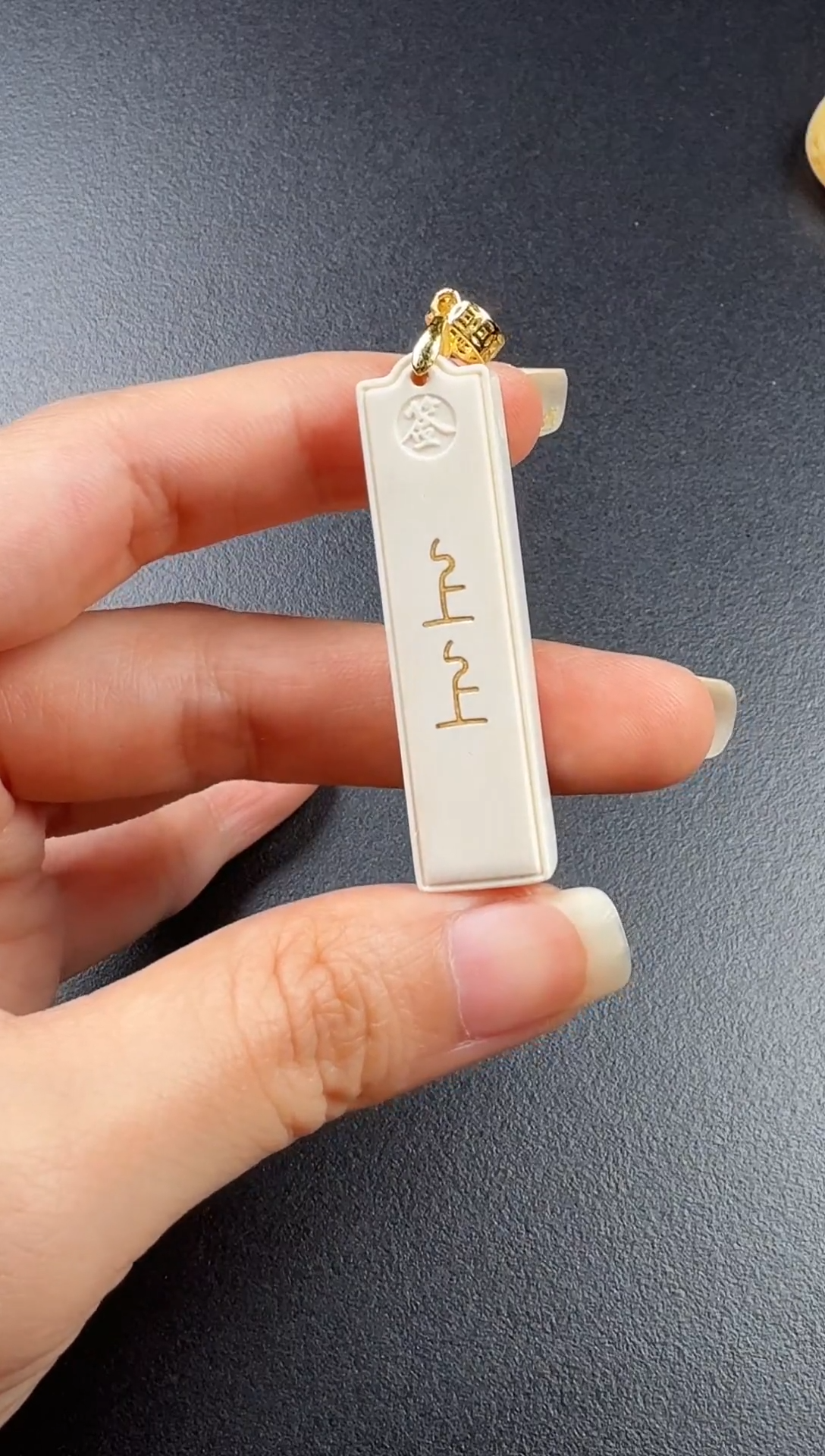 未镶嵌查罗石吊坠猛犸吊坠24K金