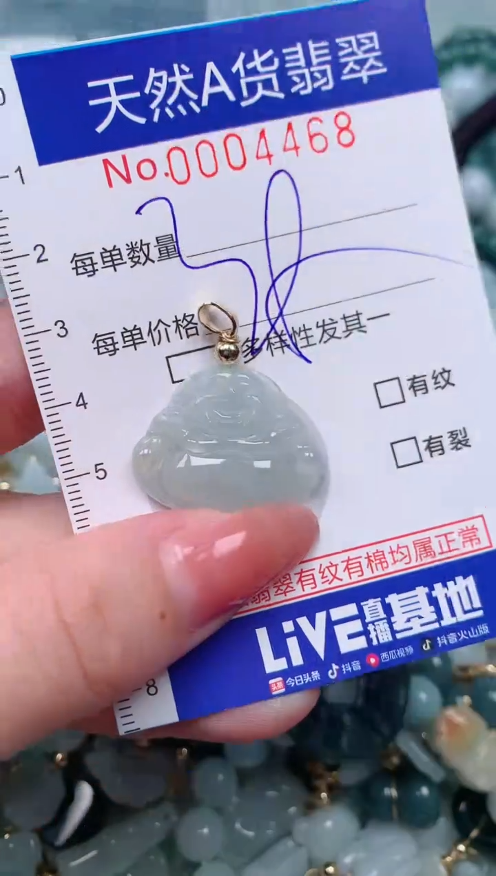 【闪购商品】翡翠颈饰未镶嵌00004468