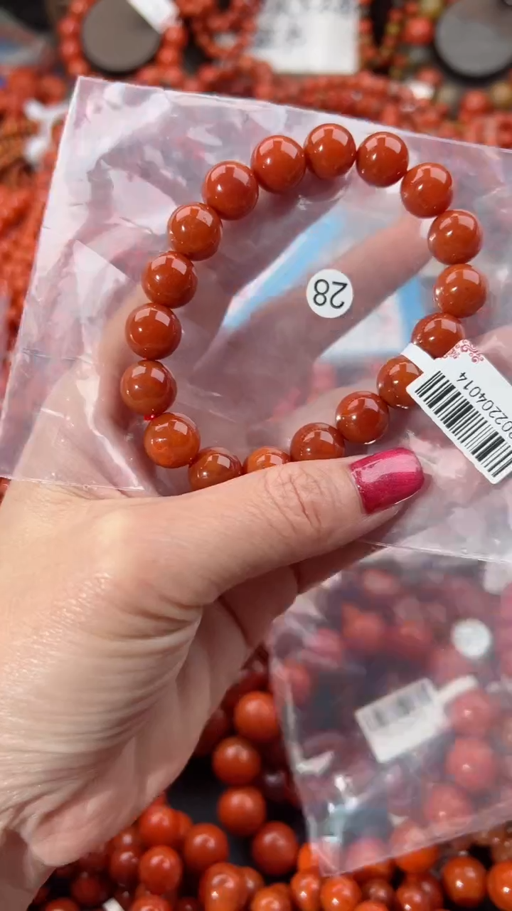 【闪购商品】南红玛瑙手串未镶嵌10+