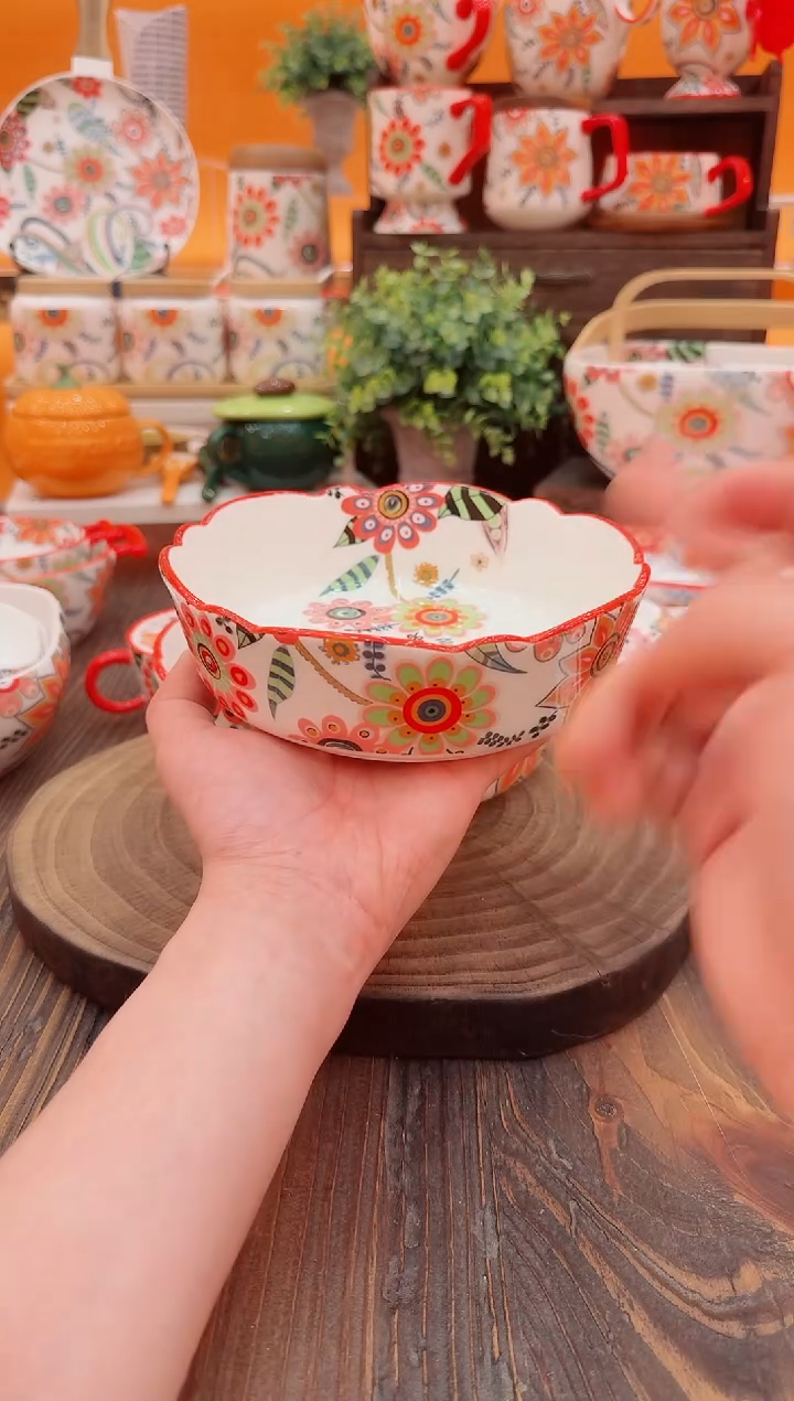 罐景德镇陶瓷餐具碗碟盘子