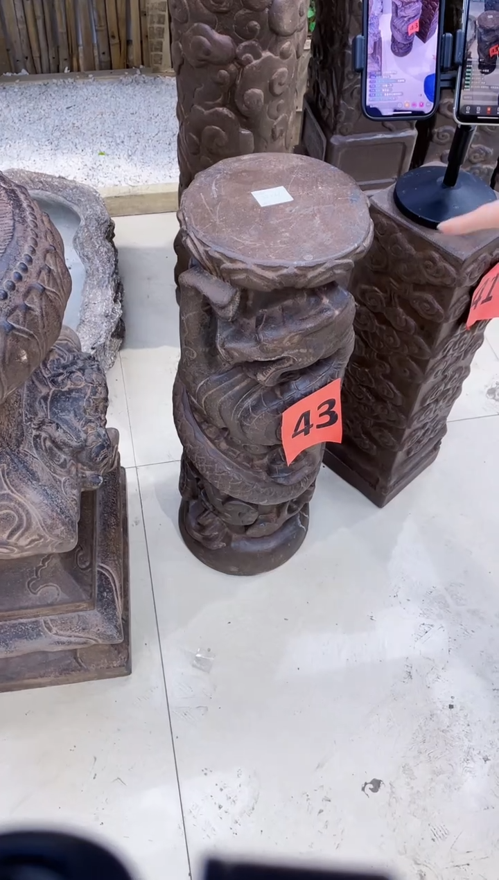 【闪购商品】复合盆盘龙柱