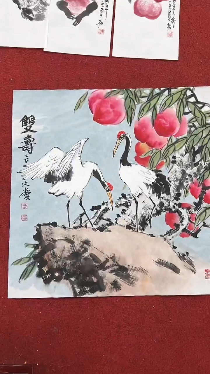 国画李火庆/国画/花鸟