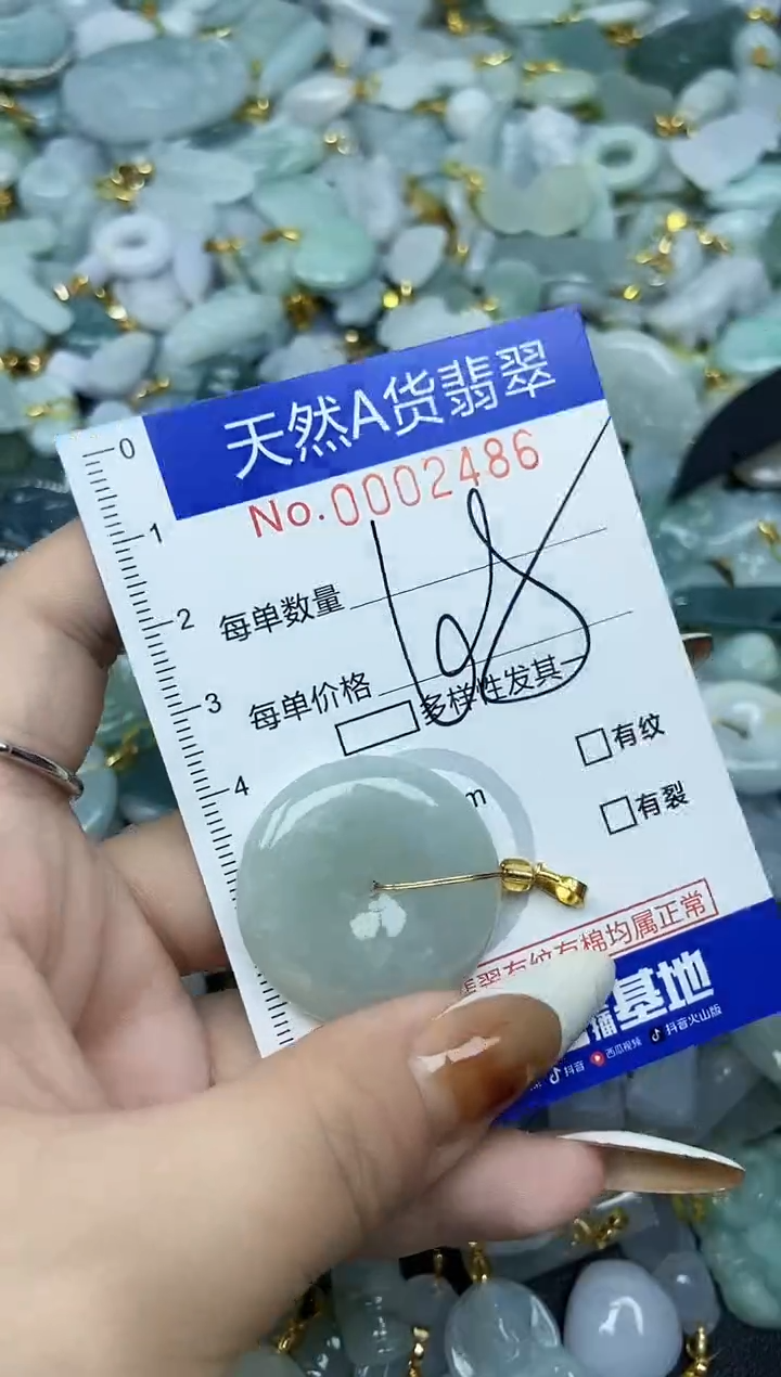 【闪购商品】翡翠颈饰未镶嵌天然A货翡翠