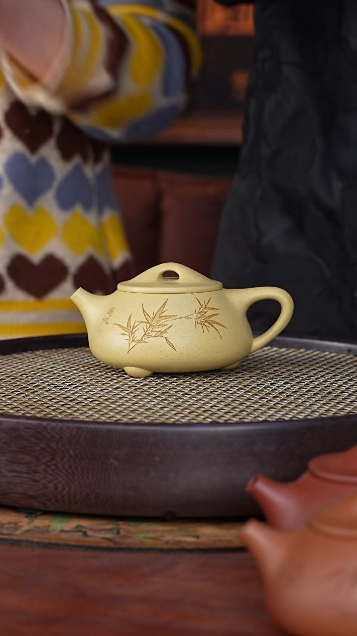 【闪购商品】紫砂茶壶杨军保17-65 本绿石瓢200c