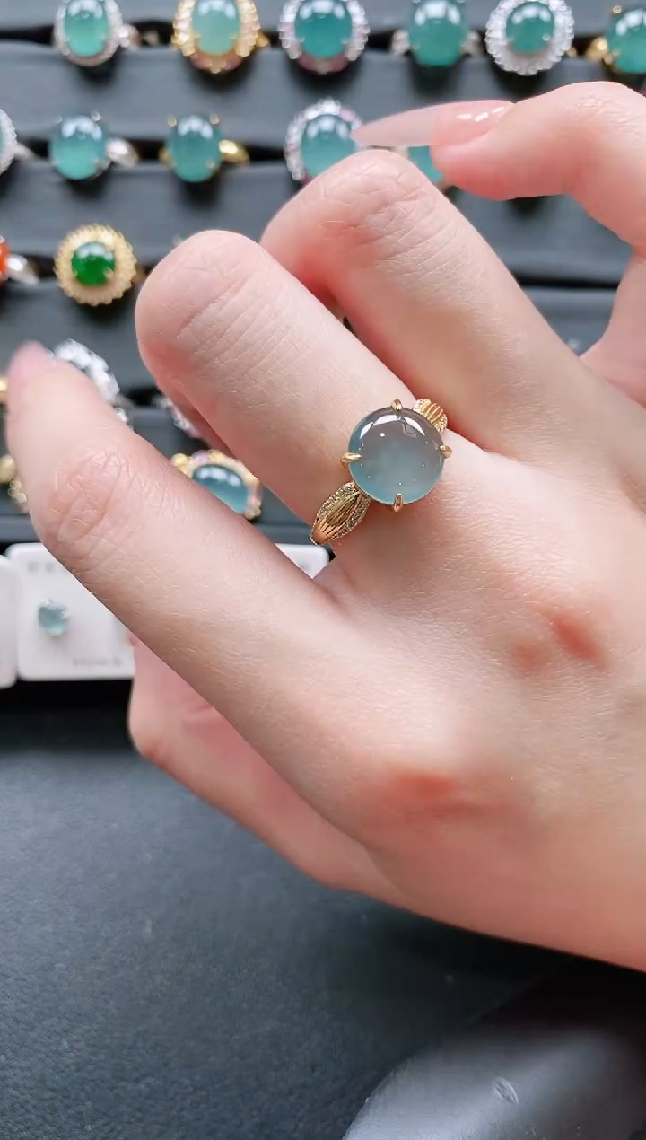 【闪购商品】翡翠戒指银S925镶嵌11111111