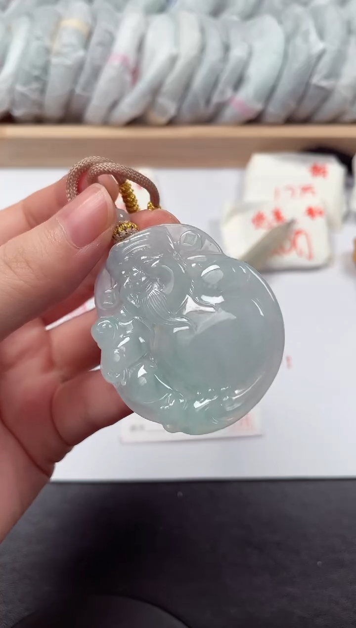 颈饰未镶嵌翡翠天然A货