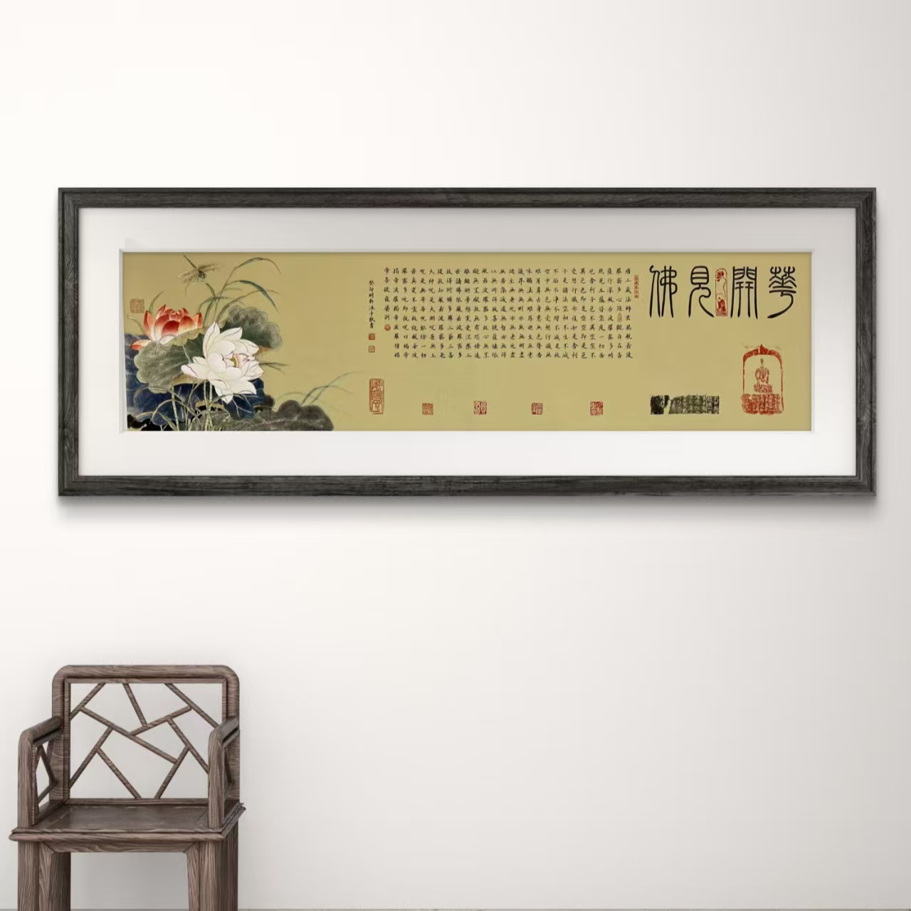 颜明轩作品—《花开见佛》Y