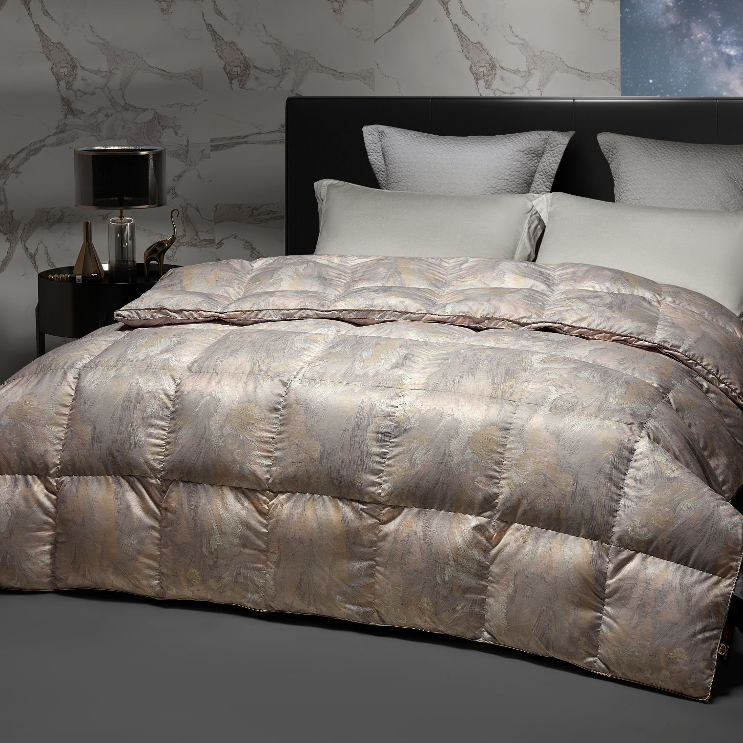 现场充绒舒适立体加厚冬被被子顺丰包邮