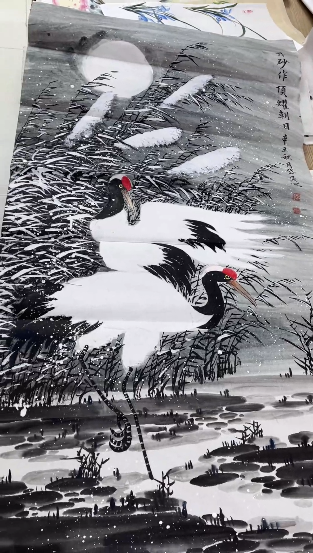 国画11.24国画手绘作品无边框