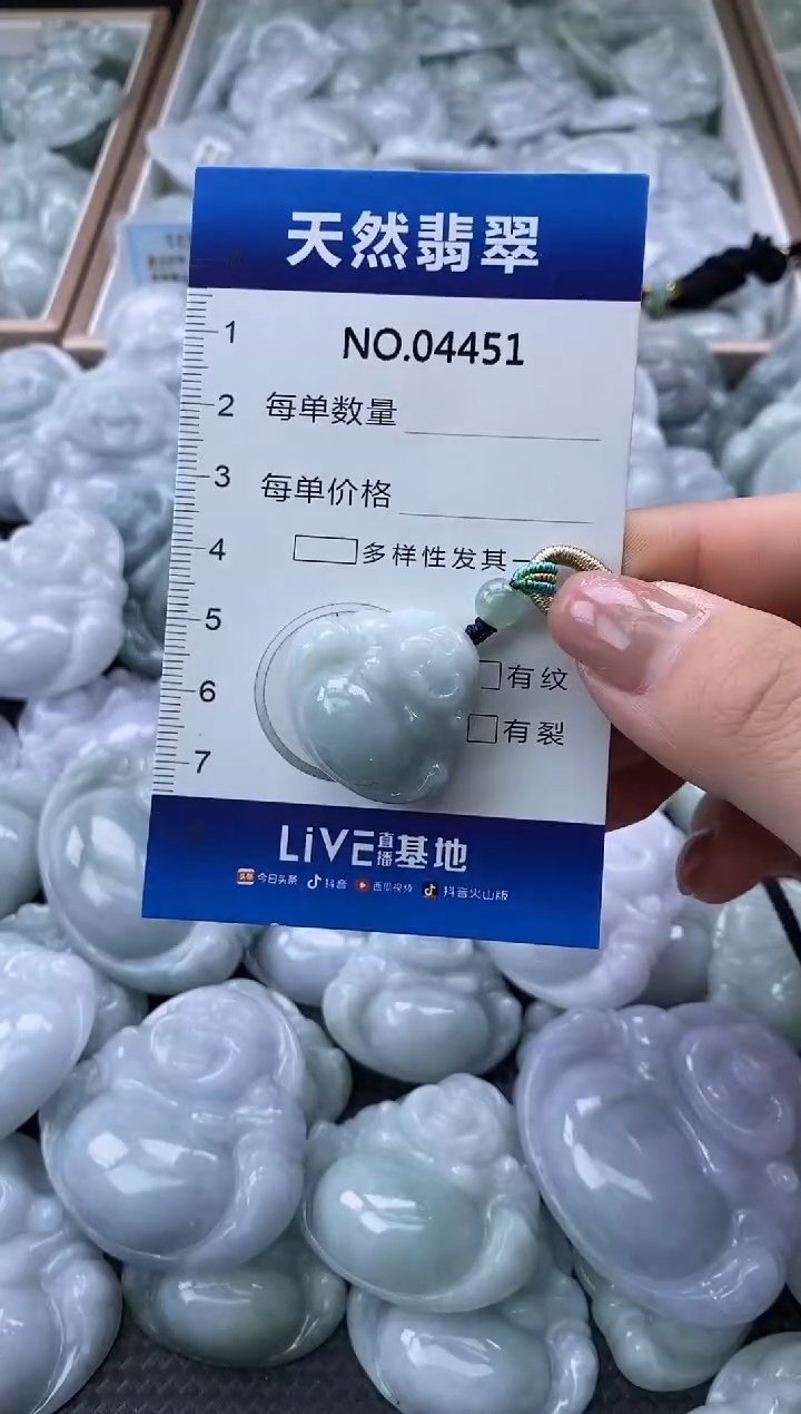 颈饰未镶嵌翡翠天然缅甸翡翠04451