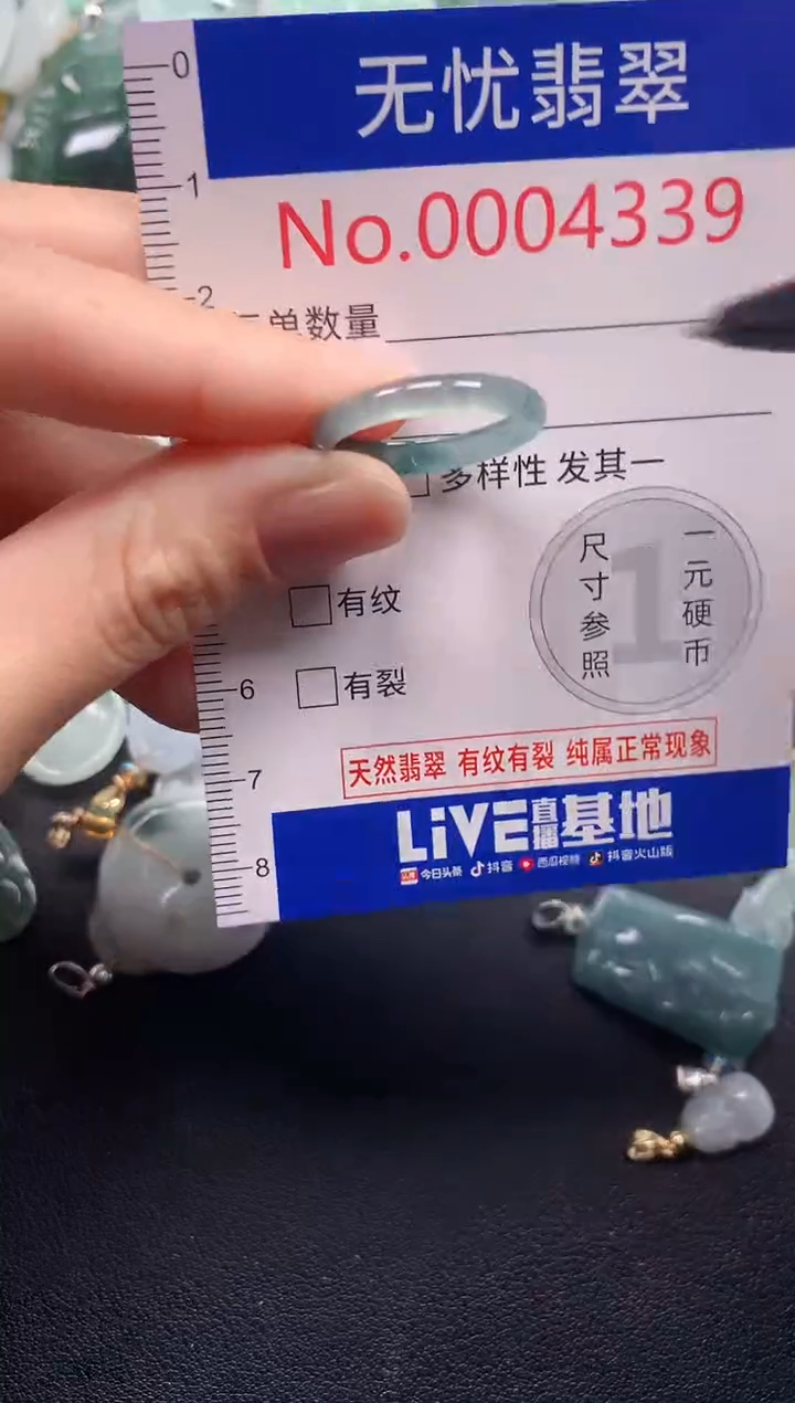 吊坠(不含链)未镶嵌翡翠4339