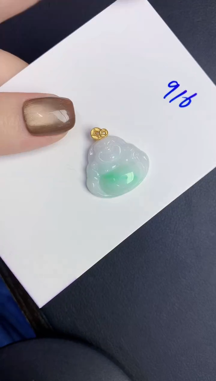 颈饰未镶嵌翡翠缅甸天然翡翠A货