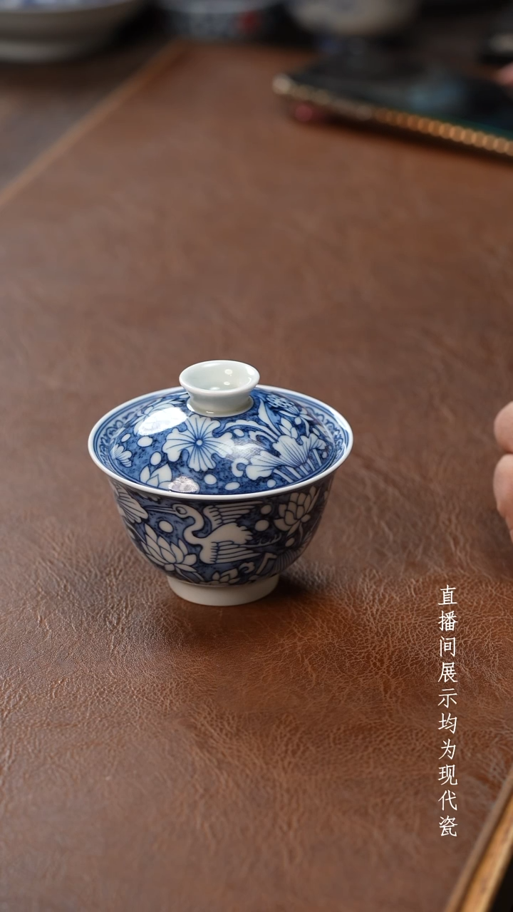 茶器茶器一鹭盖碗