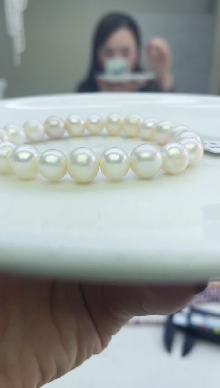 未镶嵌手链淡水珍珠白色系手链