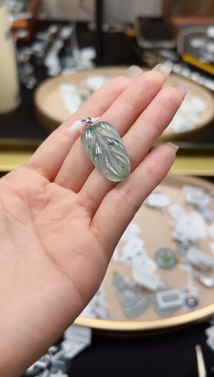 【闪购商品】翡翠颈饰18K金镶嵌DFZ0218-79