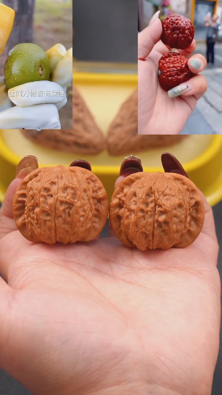 【闪购商品】文玩核桃把件38血麒麟狮子头