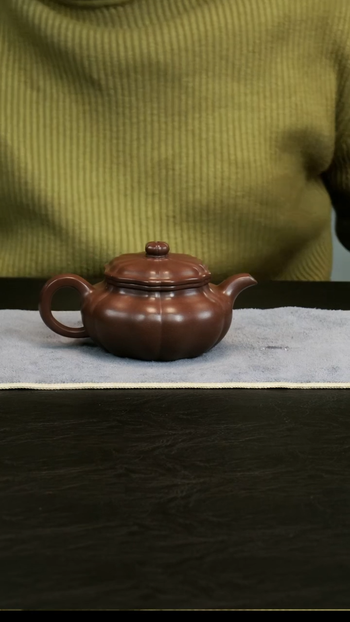 【闪购商品】紫砂茶壶革紫葵仿古