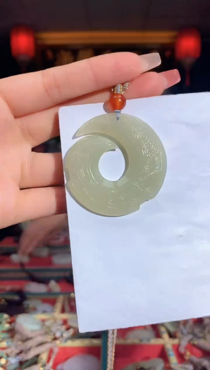 【闪购商品】和田玉挂件未镶嵌时来运转
