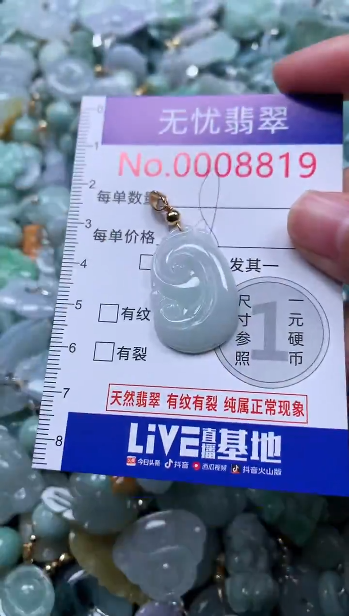 颈饰未镶嵌翡翠8819