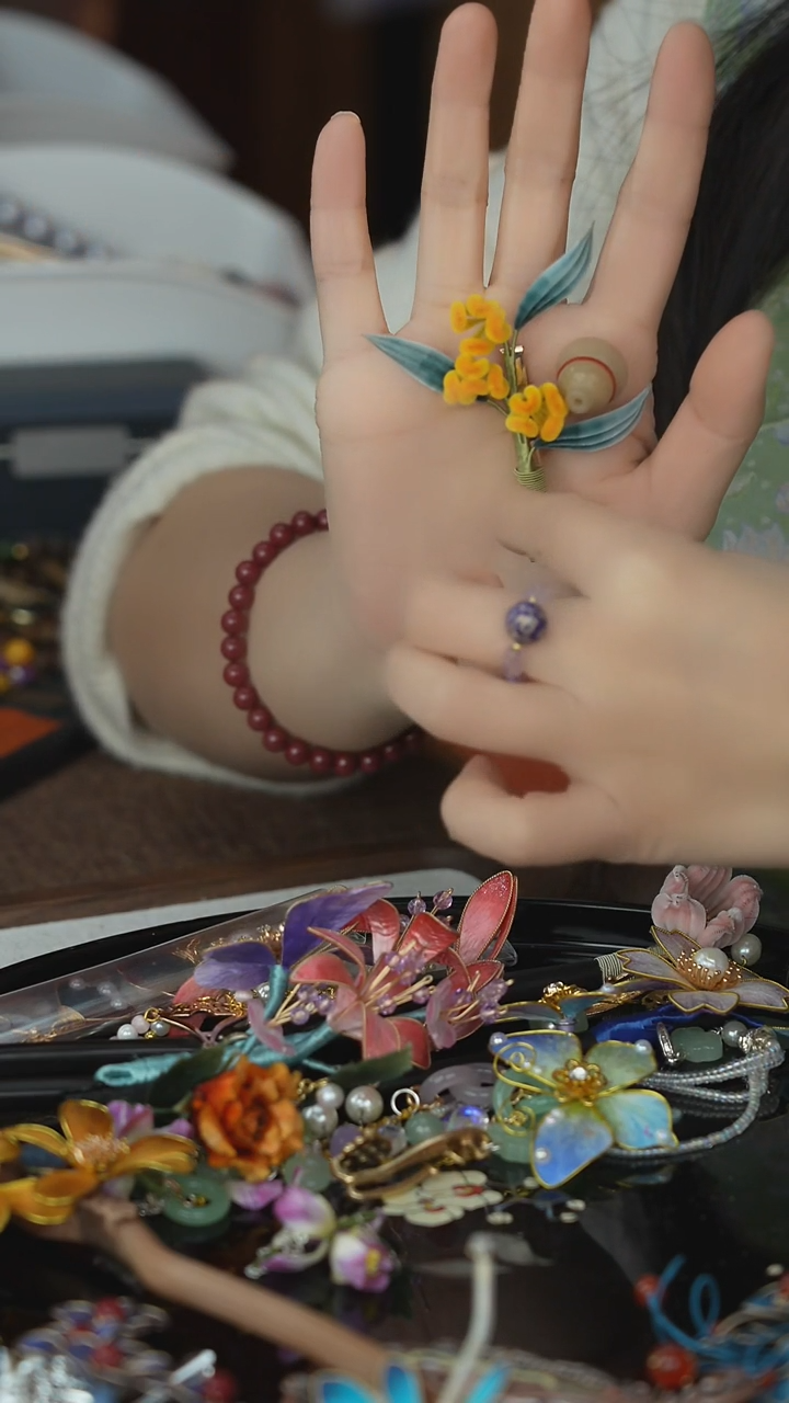 刺绣闪购纯手工非遗国风饰品