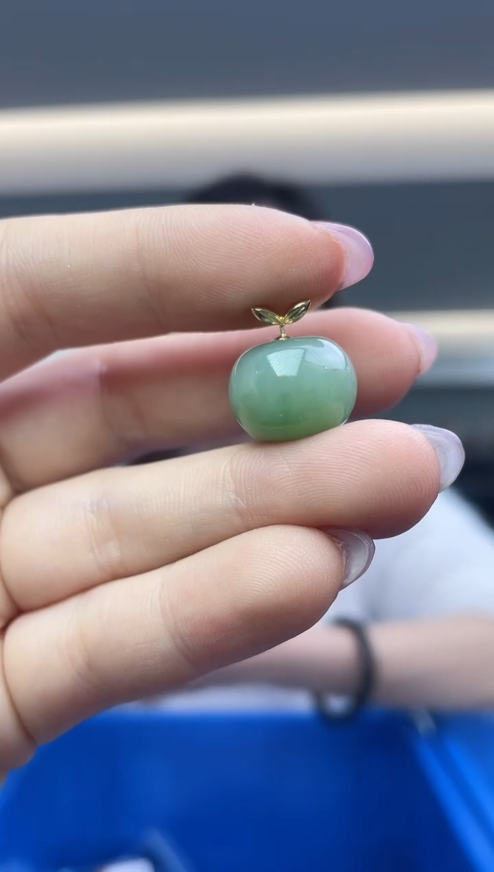 【闪购商品】和田玉`18K金镶嵌（多样性发一件）