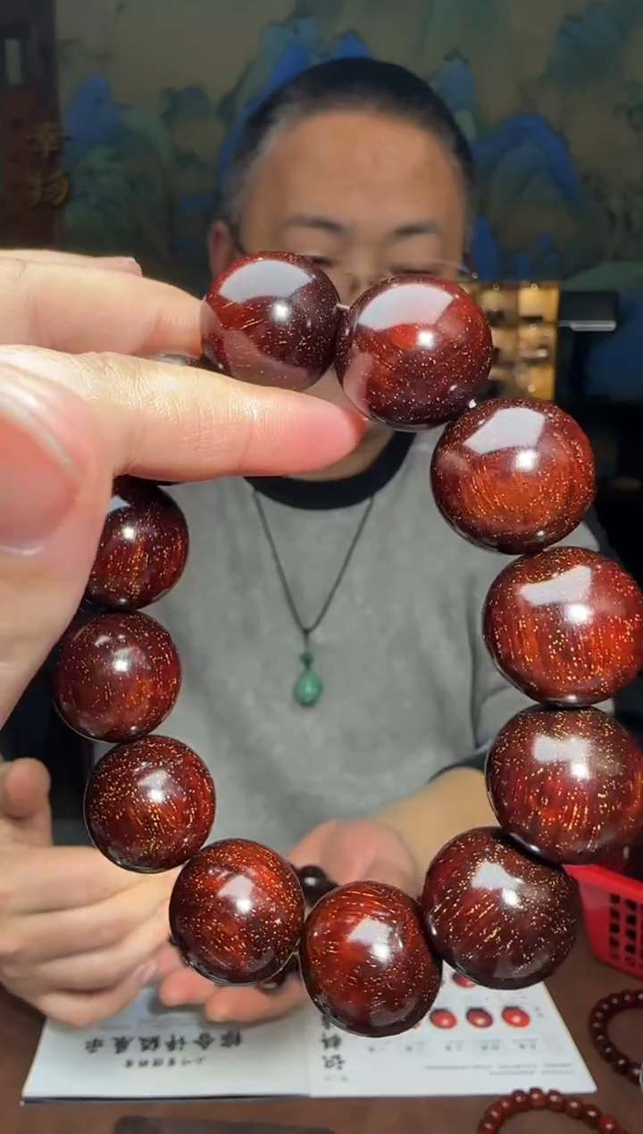 【闪购商品】小叶紫檀手串/手链2.0*12颗超超超爆星初包浆