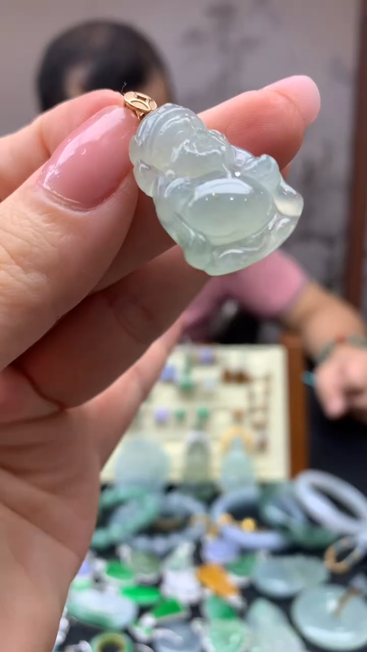 【闪购商品】翡翠颈饰未镶嵌38-天然翡翠