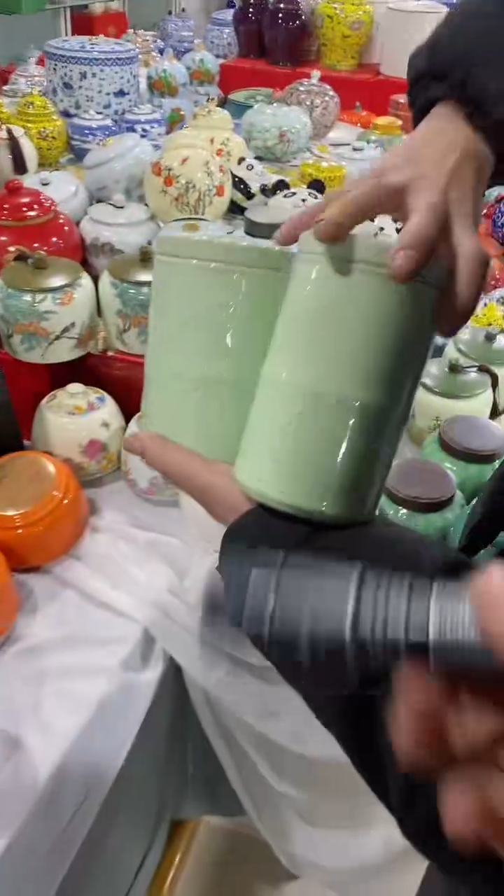 【闪购商品】罐陶瓷茶叶罐储物密封罐家用绿茶红茶普洱龙井