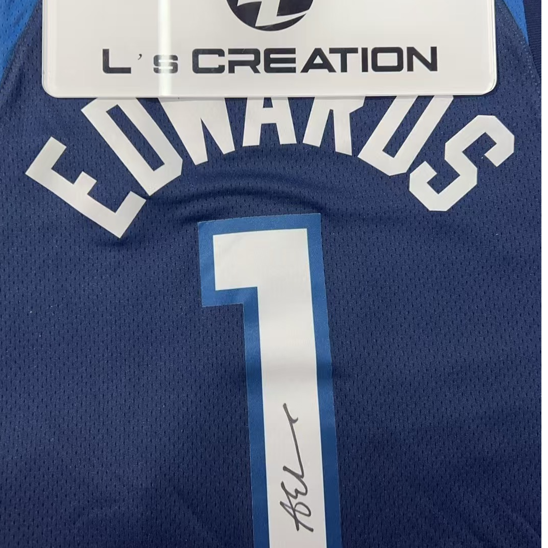 【亲签保真】爱德华兹sw亲签球衣带证书（可定制装裱或礼盒）