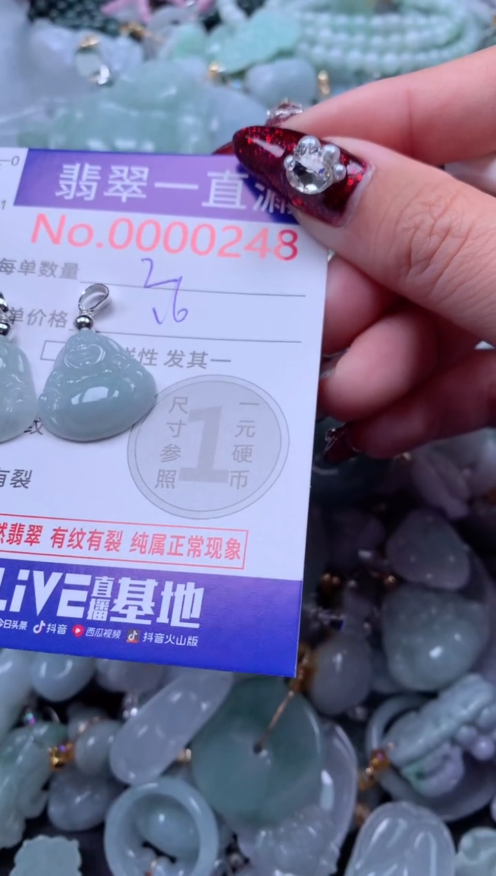 吊坠(不含链)未镶嵌翡翠248