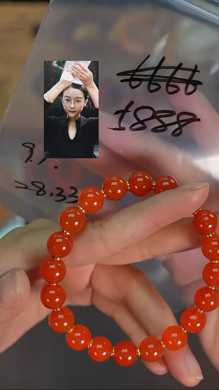 未镶嵌手串南红玛瑙y****g若雨臣品质回血