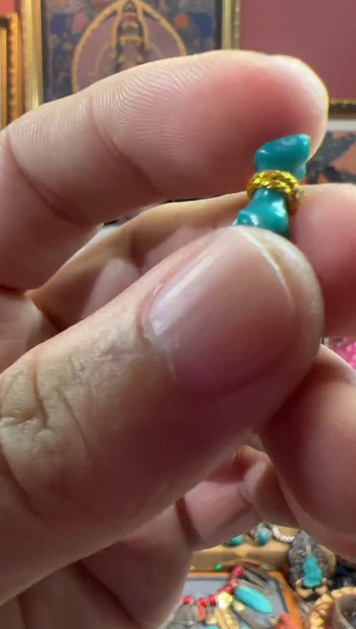 未镶嵌绿松石.79号  绿松石配饰套装ylp