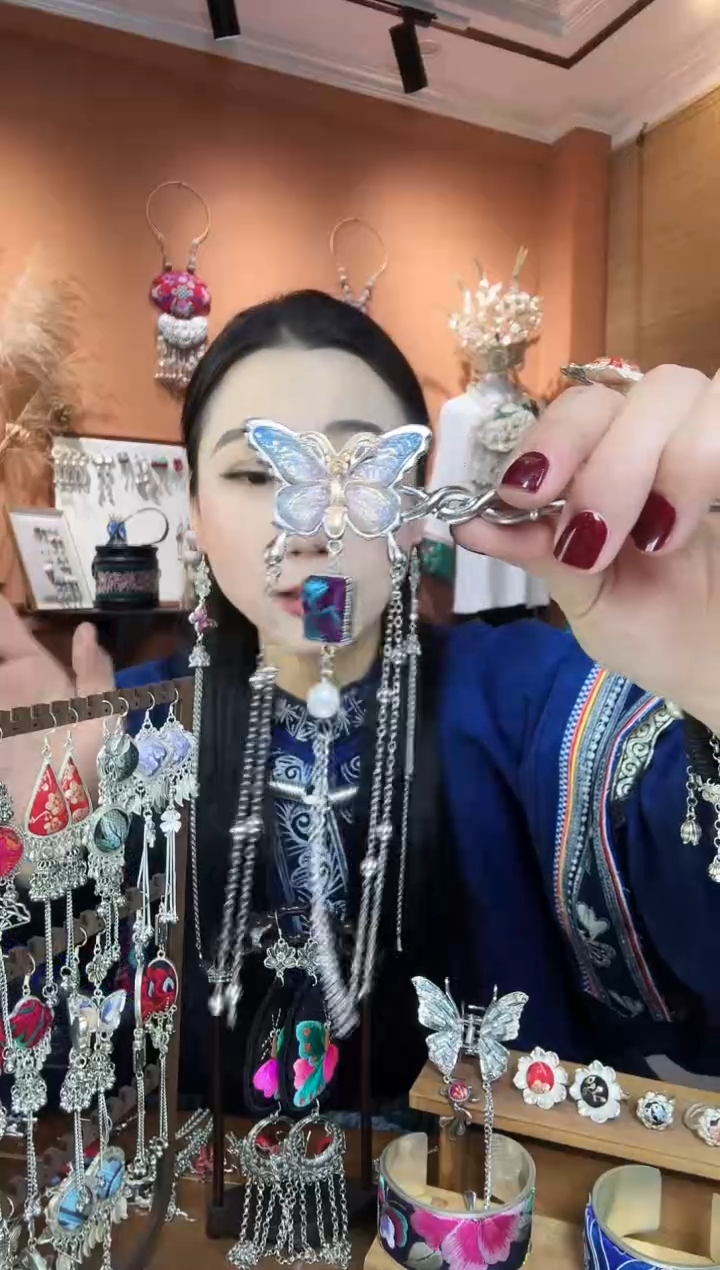 【闪购商品】刺绣纯手工民族风发簪