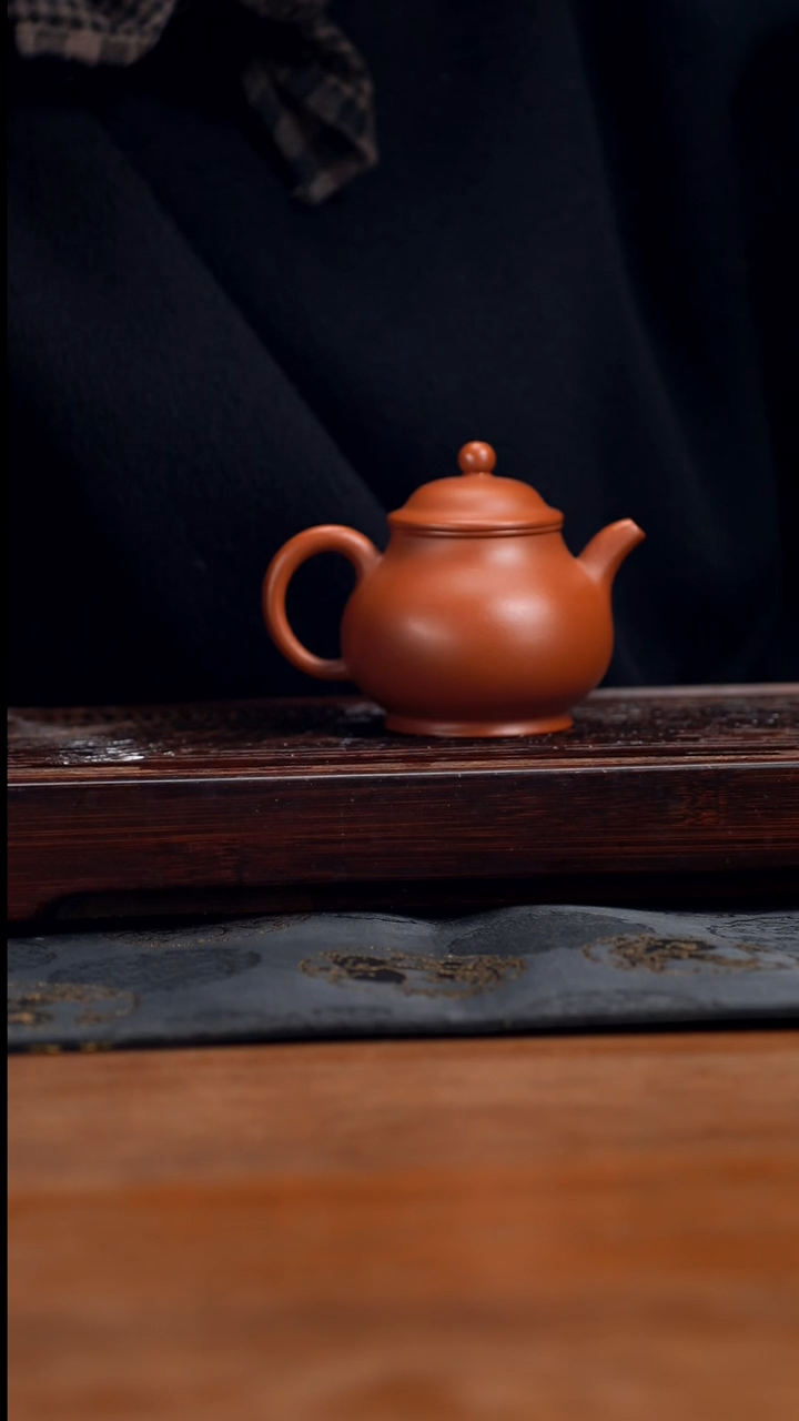 【闪购商品】紫砂茶壶180cc原矿赵庄朱泥潘壶15