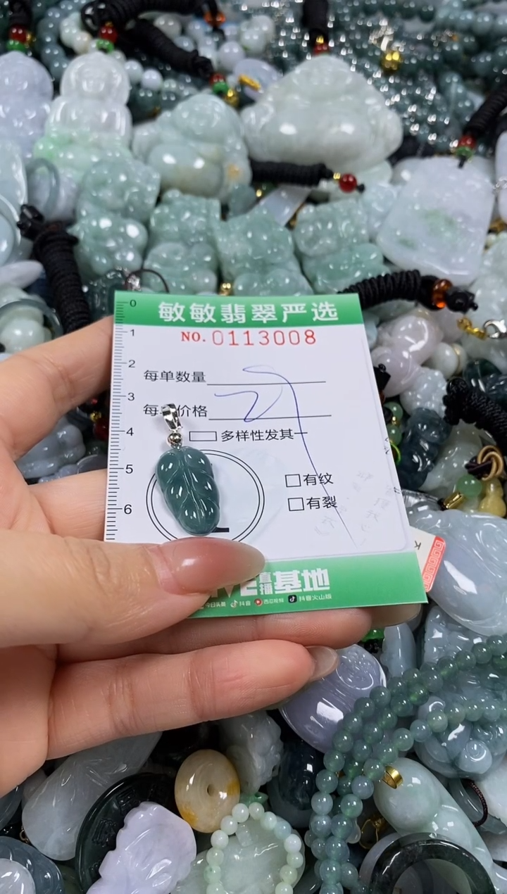 【闪购商品】翡翠颈饰未镶嵌闪购0113008