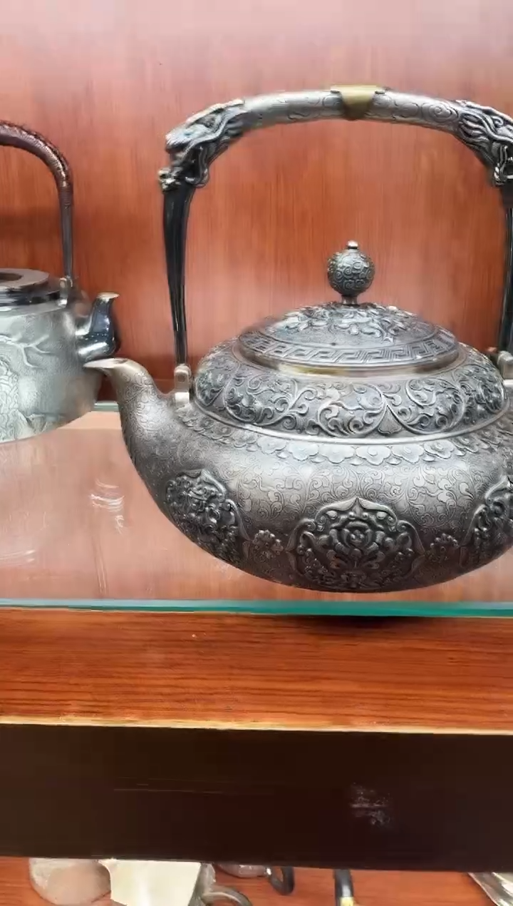 【闪购商品】足银999高工藏式八宝烧水壶