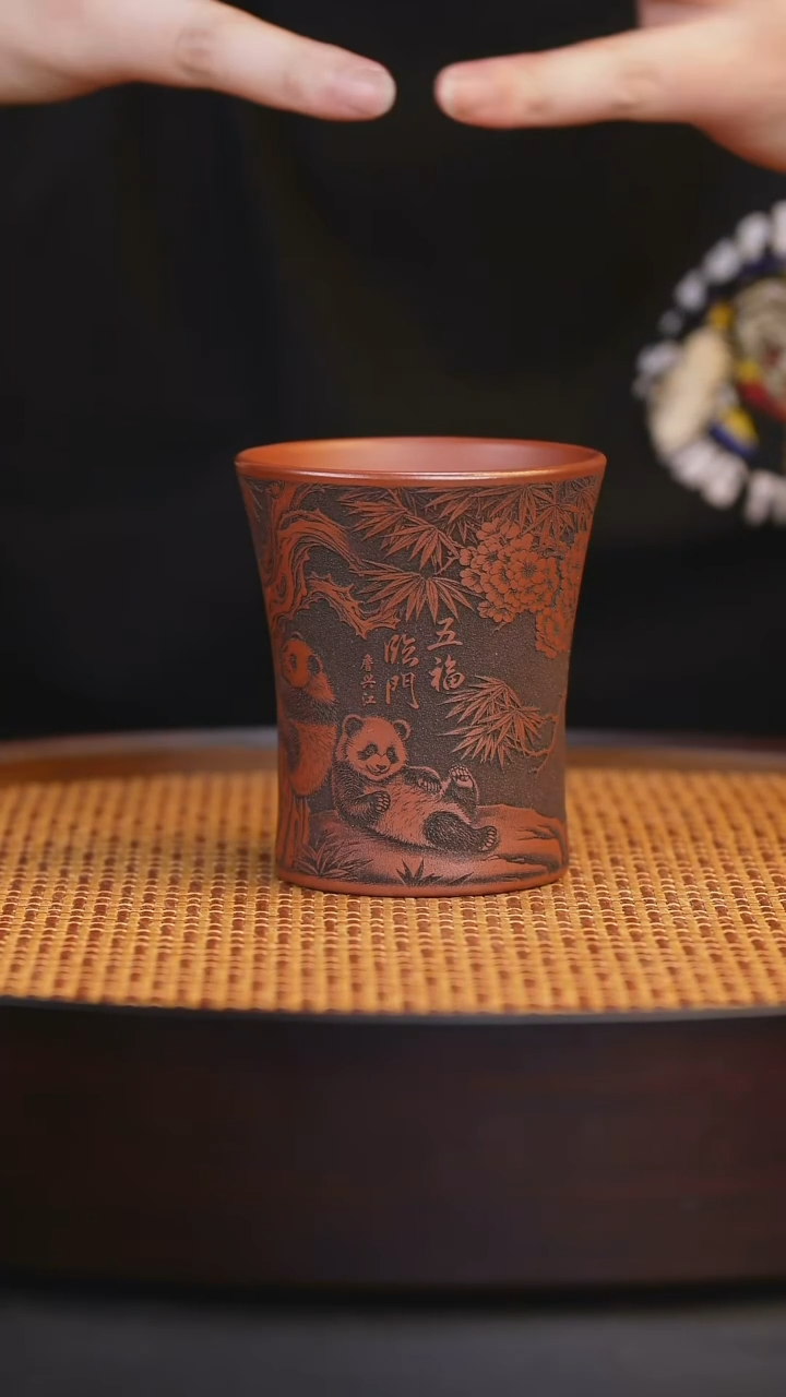 宜兴全手工紫砂杯