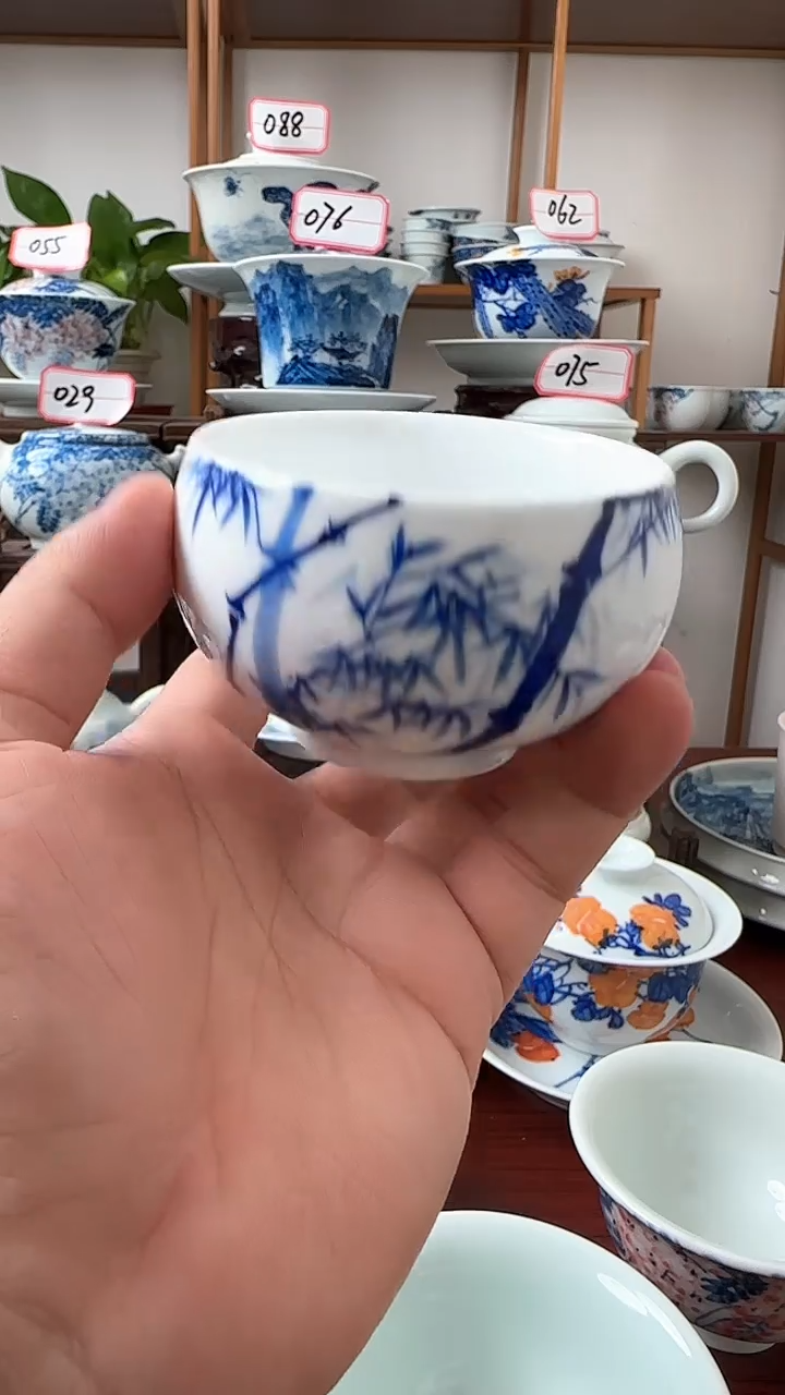 【闪购商品】手绘主人杯竹子的