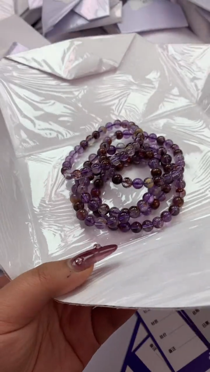 【闪购商品】紫晶手链未镶嵌0215 多样性发一