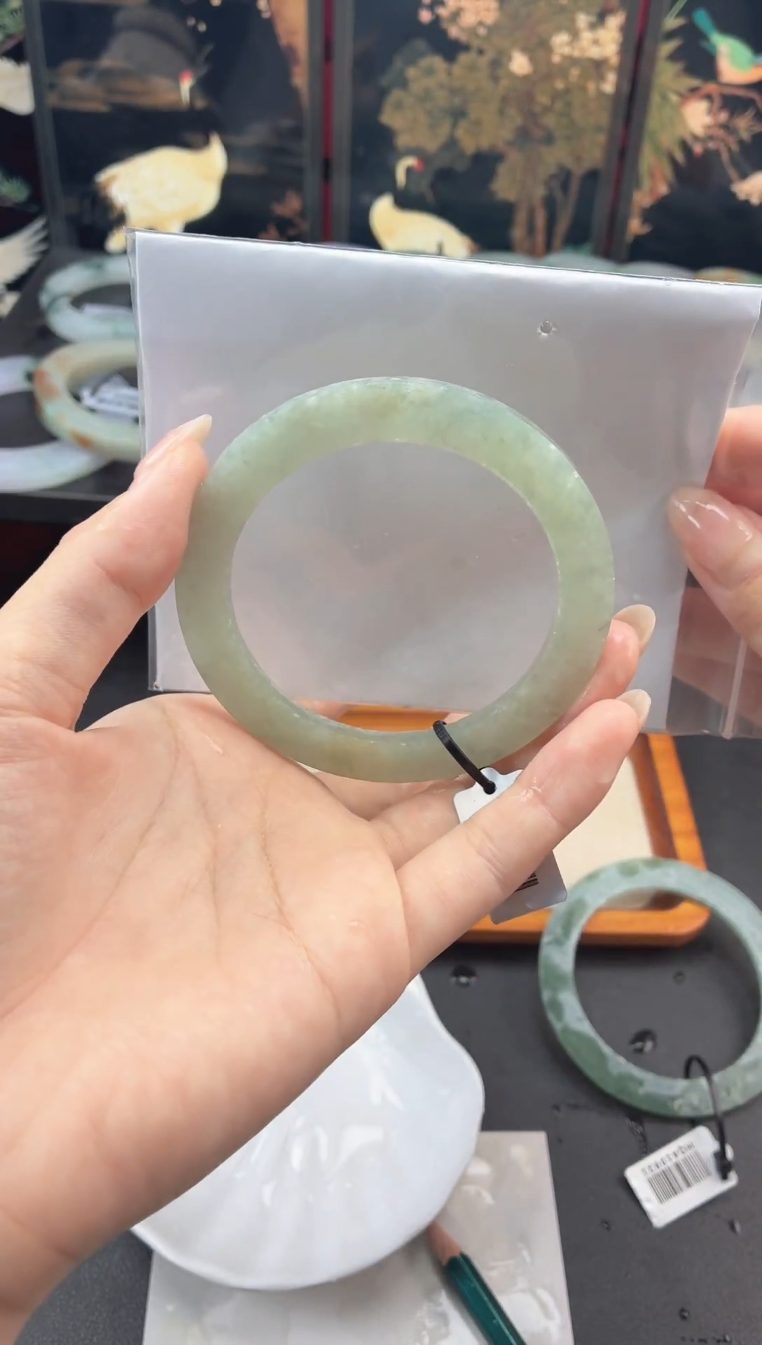 定制翡翠叮当镯定制未镶嵌叮当镯定制59-65