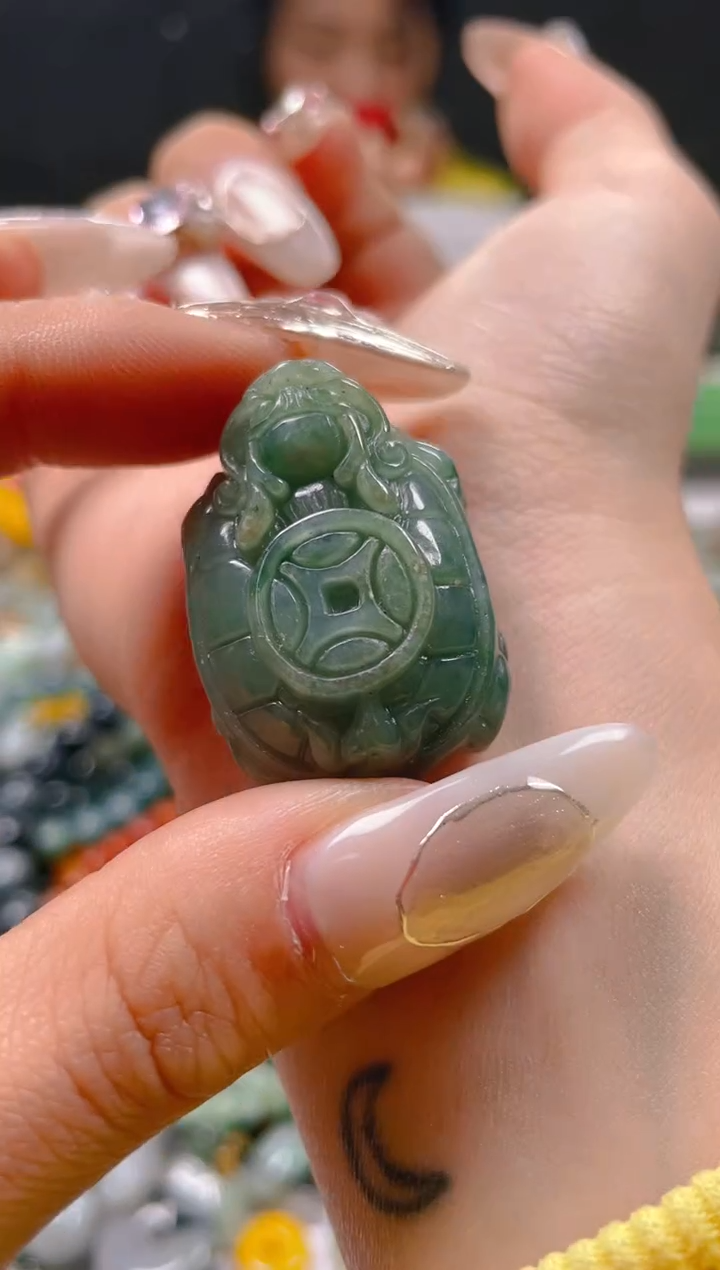 【闪购商品】翡翠颈饰未镶嵌/H/翡翠A货一图一物