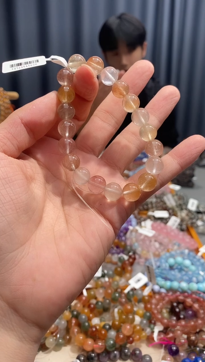 水晶手链未镶嵌喊**喊兔毛