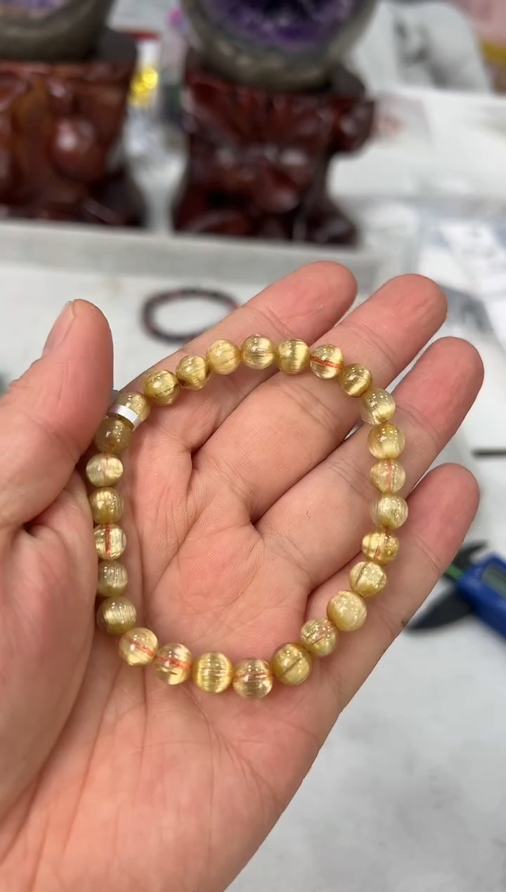 【闪购商品】水晶手链未镶嵌GXL963约7mm