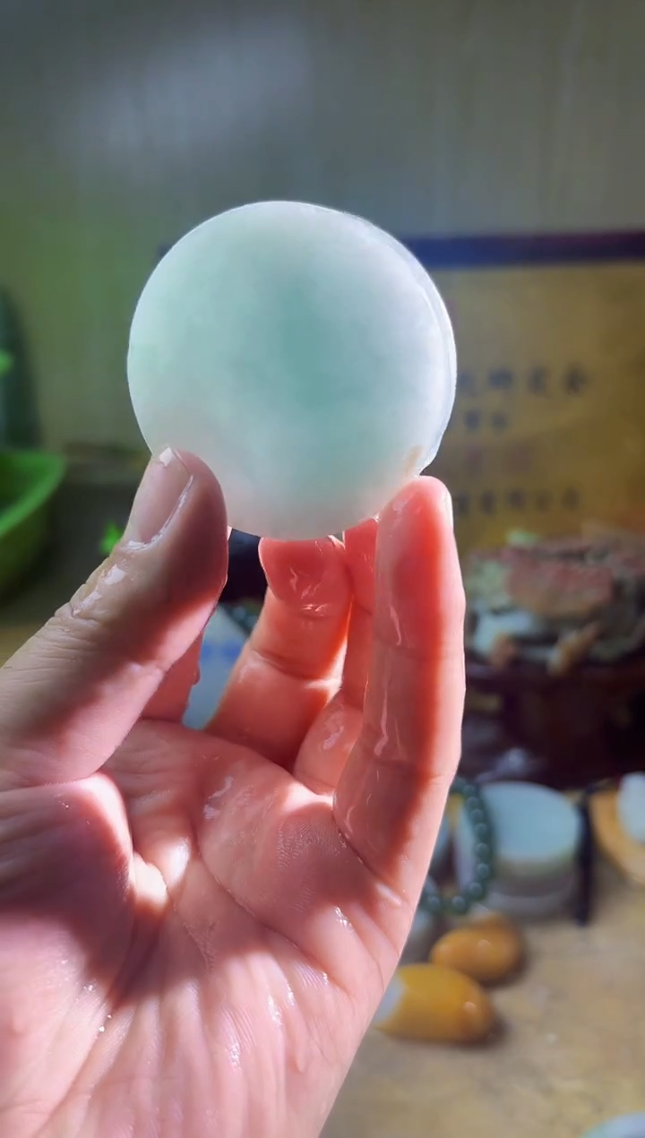 未镶嵌挂件翡翠A货常星4075